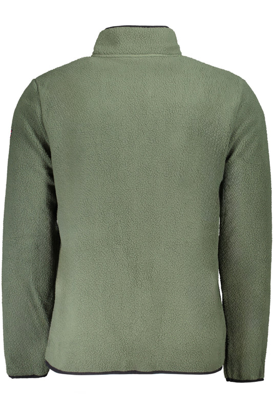 NORWAY 1963 FELPA CON ZIP UOMO VERDE