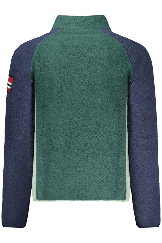 NORWAY 1963 FELPA CON ZIP UOMO VERDE