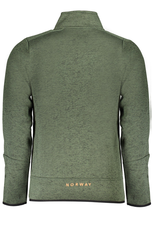 NORWAY 1963 FELPA CON ZIP UOMO VERDE