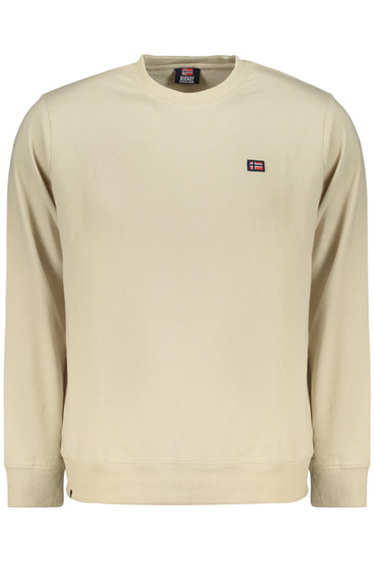 NORWAY 1963 FELPA SENZA ZIP UOMO BEIGE