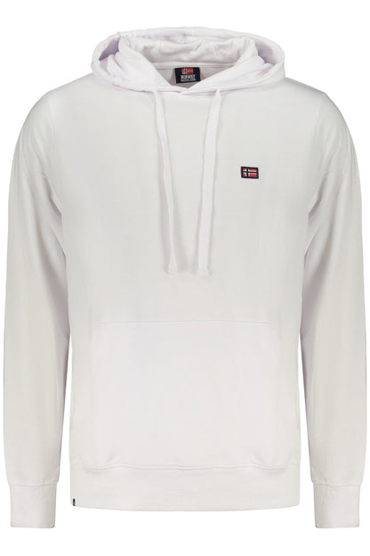 NORWAY 1963 FELPA SENZA ZIP UOMO BIANCO