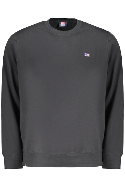 NORWAY 1963 FELPA SENZA ZIP UOMO NERO