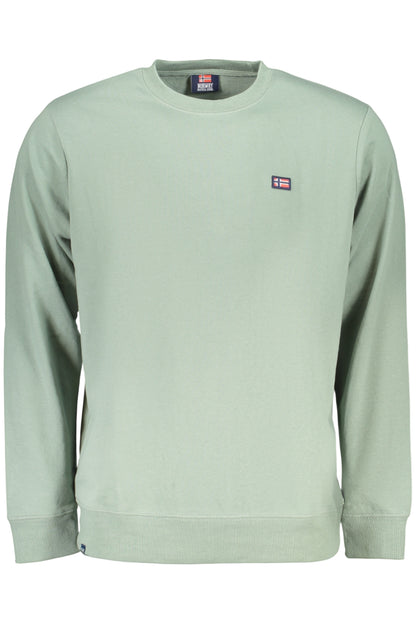 NORWAY 1963 FELPA SENZA ZIP UOMO VERDE