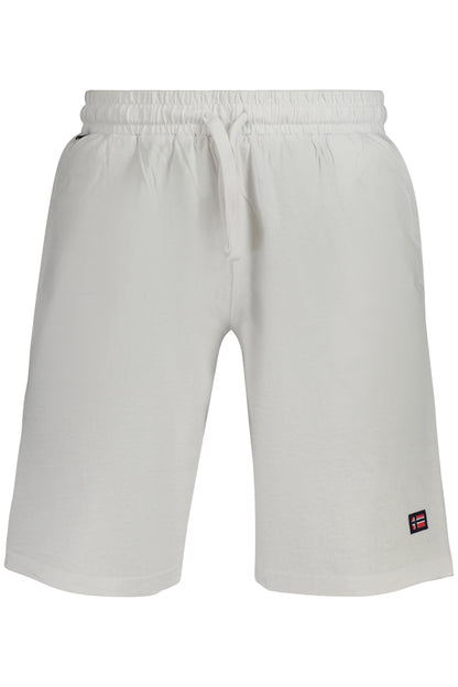 NORWAY 1963 PANTALONE BERMUDA UOMO BIANCO