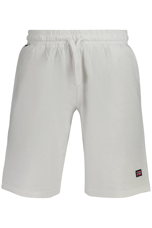 NORWAY 1963 PANTALONE BERMUDA UOMO BIANCO