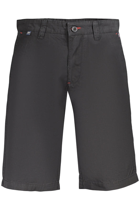 NORWAY 1963 PANTALONE BERMUDA UOMO NERO
