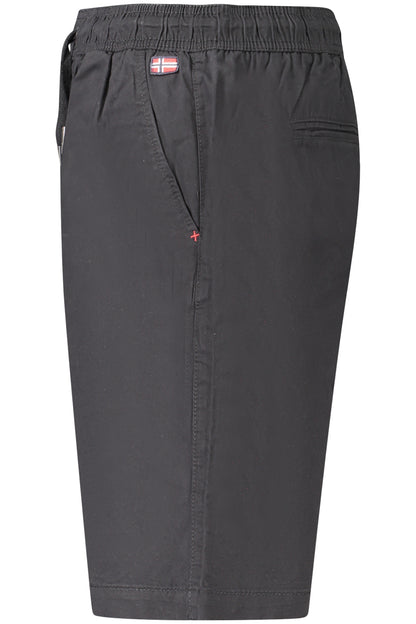 NORWAY 1963 PANTALONE BERMUDA UOMO NERO