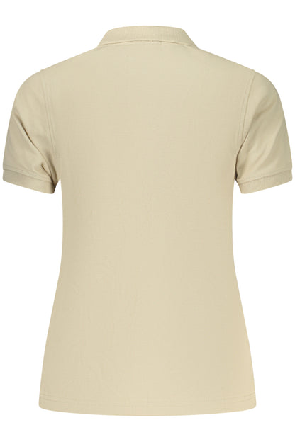 NORWAY 1963 POLO MANICHE CORTE DONNA BEIGE