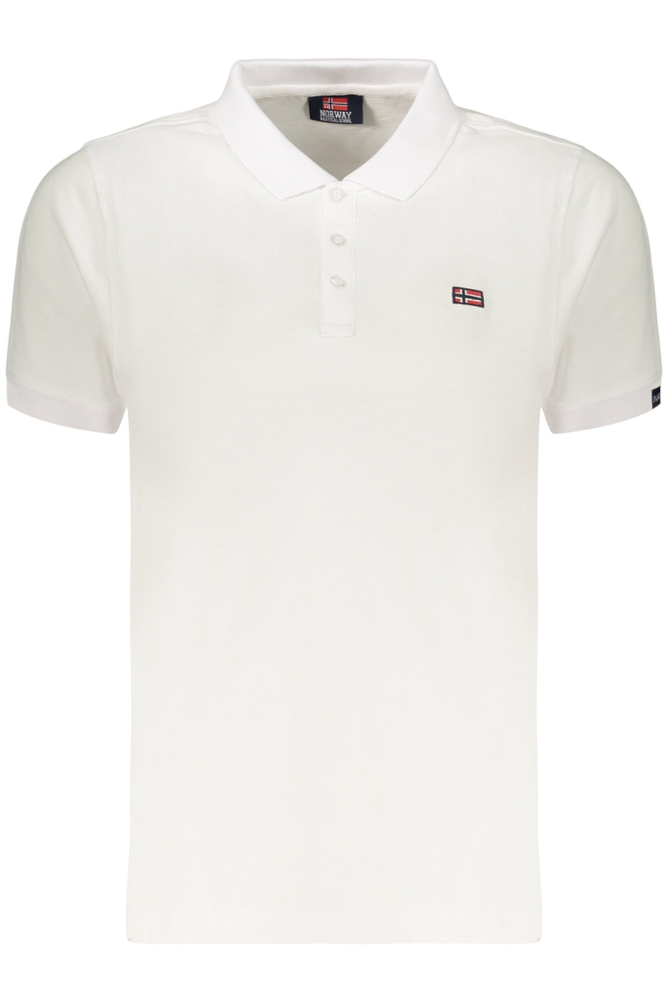 NORWAY 1963 POLO MANICHE CORTE DONNA BIANCO