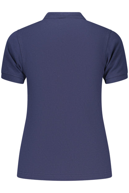 NORWAY 1963 POLO MANICHE CORTE DONNA BLU
