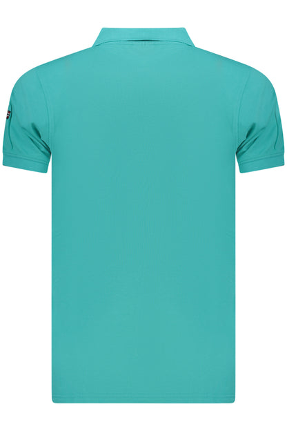 NORWAY 1963 POLO MANICHE CORTE UOMO AZZURRO