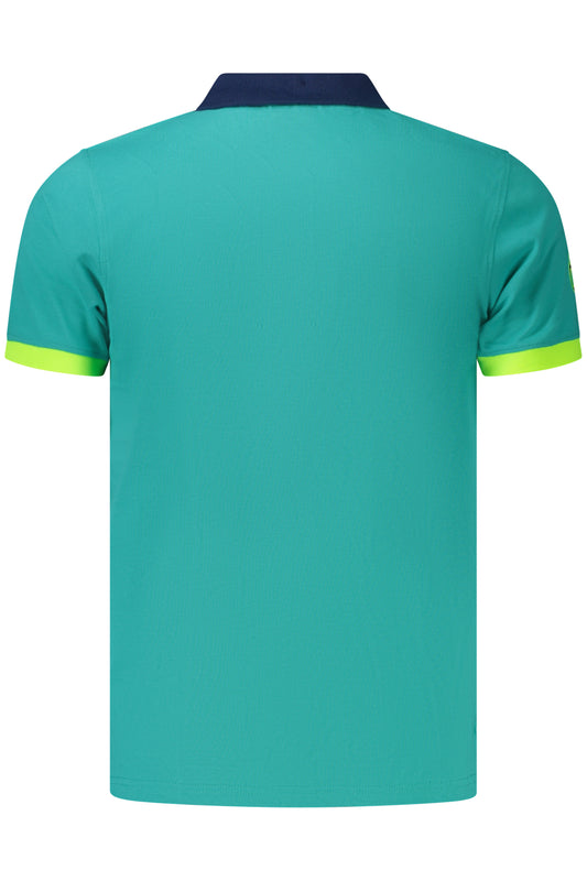 NORWAY 1963 POLO MANICHE CORTE UOMO AZZURRO