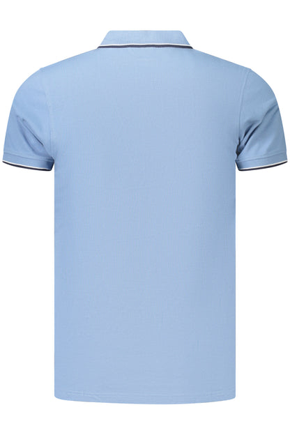 NORWAY 1963 POLO MANICHE CORTE UOMO AZZURRO