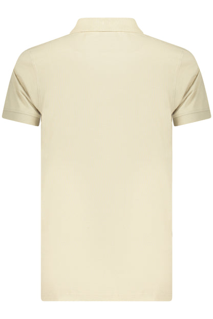 NORWAY 1963 POLO MANICHE CORTE UOMO BEIGE