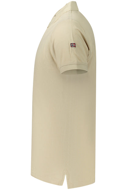 NORWAY 1963 POLO MANICHE CORTE UOMO BEIGE