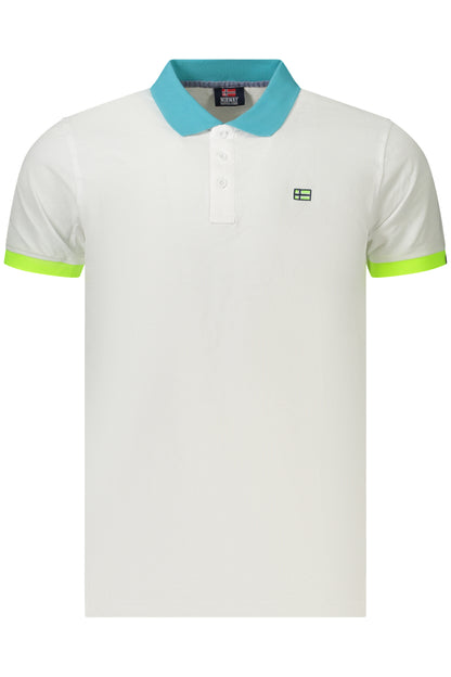NORWAY 1963 POLO MANICHE CORTE UOMO BIANCO