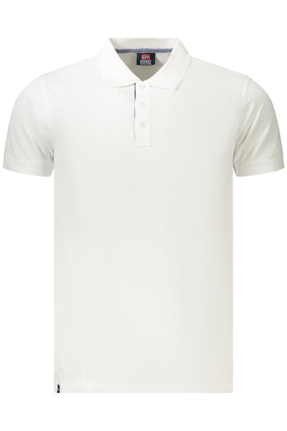 NORWAY 1963 POLO MANICHE CORTE UOMO BIANCO