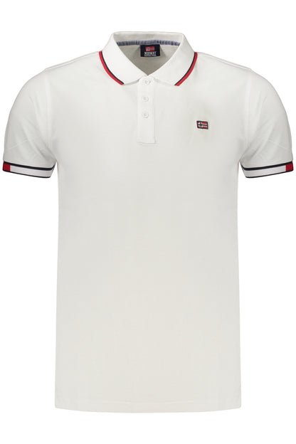 NORWAY 1963 POLO MANICHE CORTE UOMO BIANCO