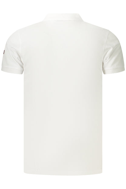 NORWAY 1963 POLO MANICHE CORTE UOMO BIANCO
