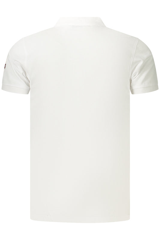 NORWAY 1963 POLO MANICHE CORTE UOMO BIANCO