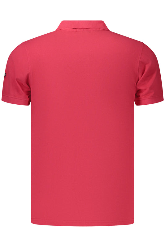 NORWAY 1963 POLO MANICHE CORTE UOMO ROSSO