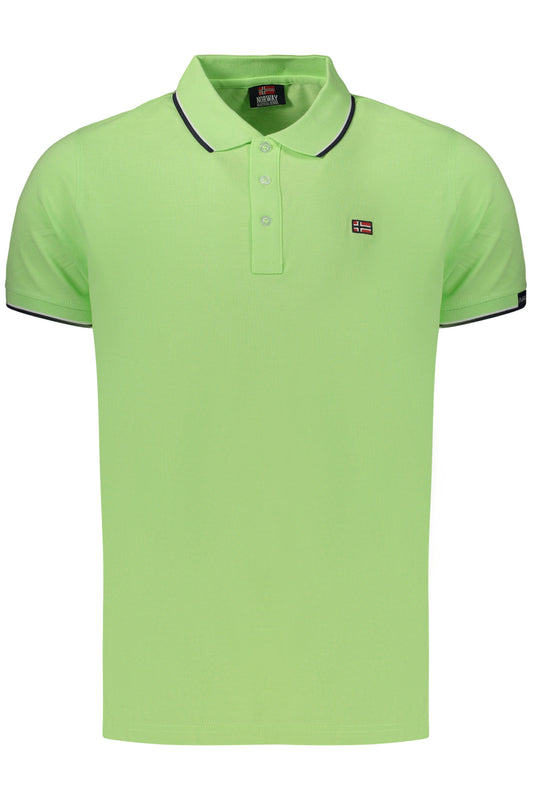 NORWAY 1963 POLO MANICHE CORTE UOMO VERDE