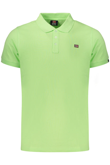 NORWAY 1963 POLO MANICHE CORTE UOMO VERDE
