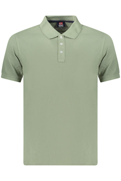 NORWAY 1963 POLO MANICHE CORTE UOMO VERDE