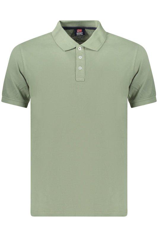 NORWAY 1963 POLO MANICHE CORTE UOMO VERDE