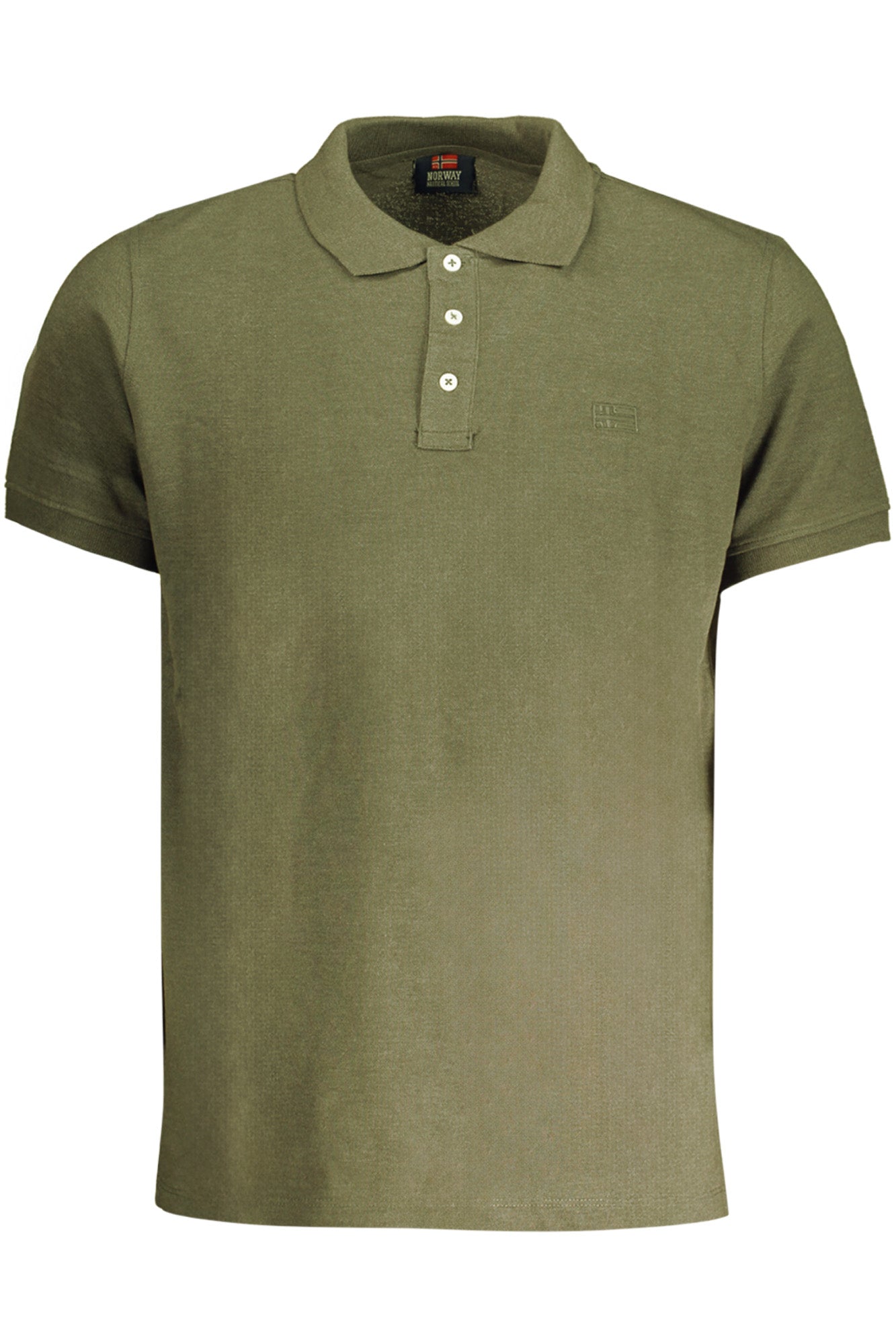 NORWAY 1963 POLO MANICHE CORTE UOMO VERDE