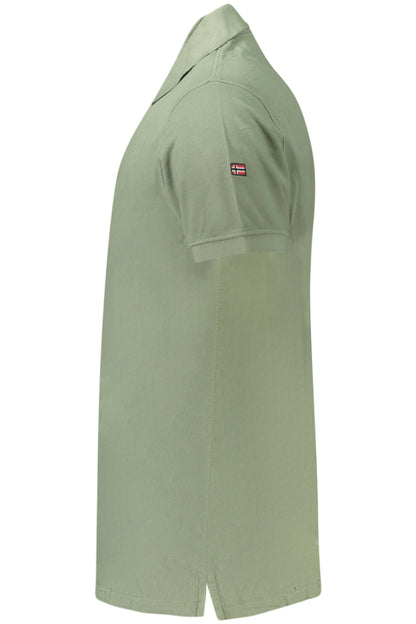 NORWAY 1963 POLO MANICHE CORTE UOMO VERDE