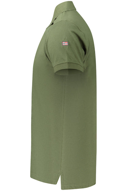 NORWAY 1963 POLO MANICHE CORTE UOMO VERDE