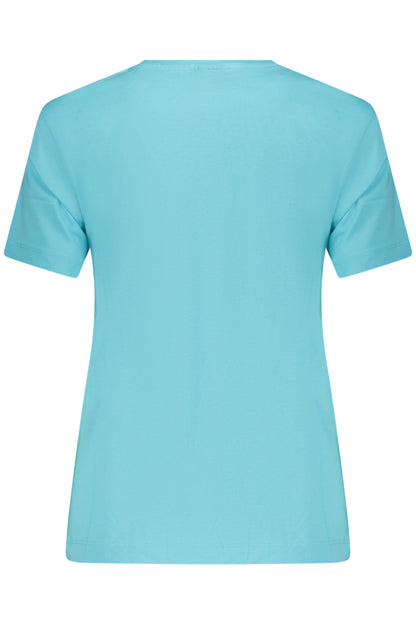 NORWAY 1963 T-SHIRT MANICHE CORTE DONNA AZZURRO