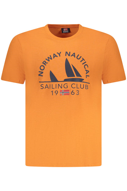 NORWAY 1963 T-SHIRT MANICHE CORTE UOMO ARANCIO