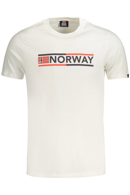 NORWAY 1963 T-SHIRT MANICHE CORTE UOMO BIANCO