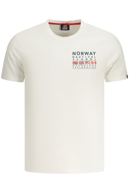 NORWAY 1963 T-SHIRT MANICHE CORTE UOMO BIANCO