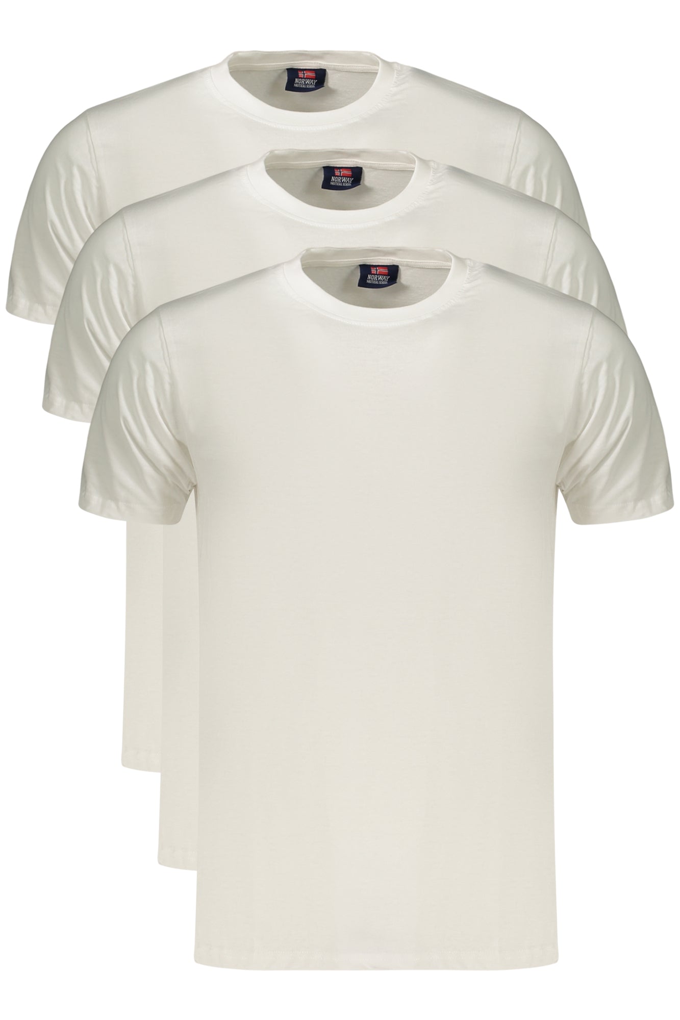 NORWAY 1963 T-SHIRT MANICHE CORTE UOMO BIANCO