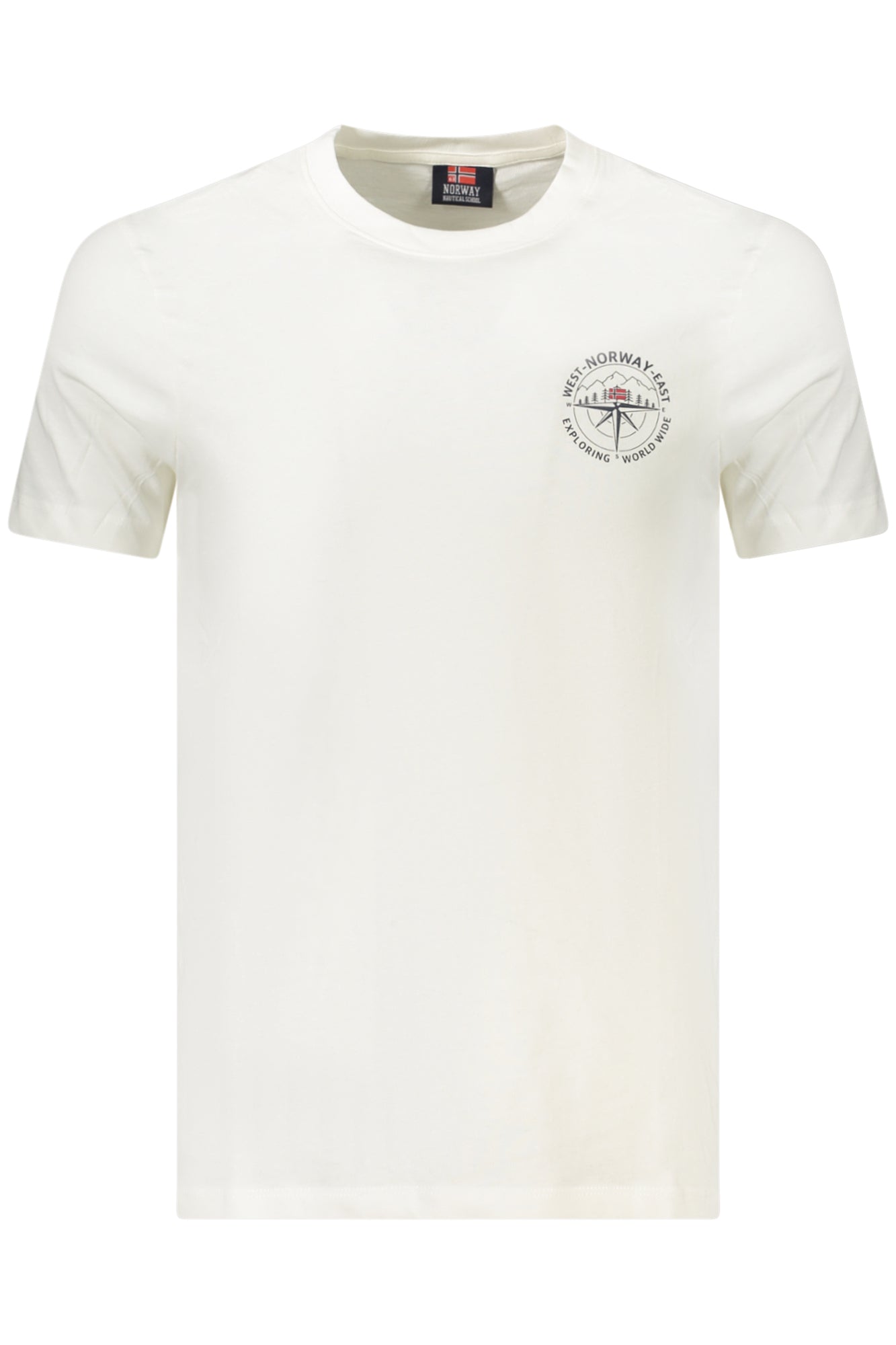 NORWAY 1963 T-SHIRT MANICHE CORTE UOMO BIANCO