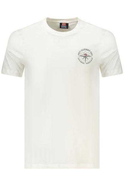 NORWAY 1963 T-SHIRT MANICHE CORTE UOMO BIANCO