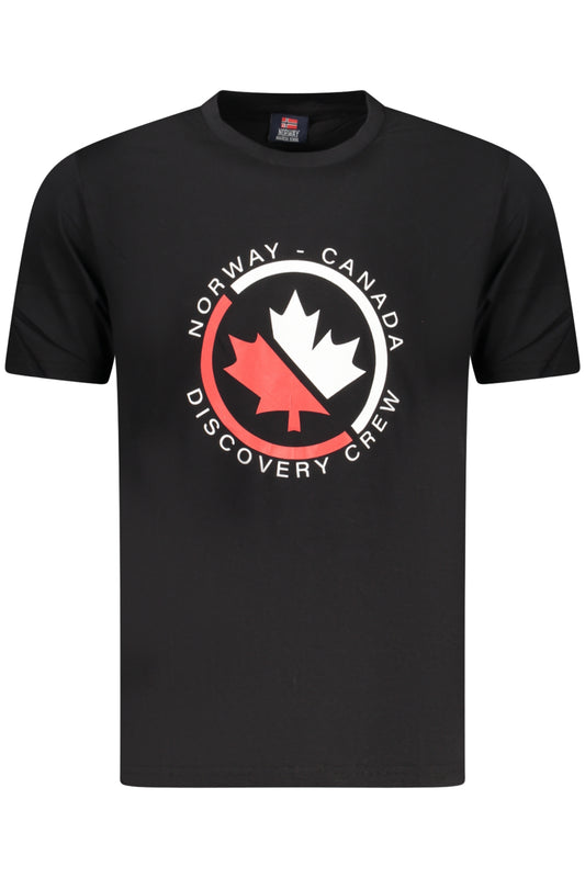 NORWAY 1963 T-SHIRT MANICHE CORTE UOMO NERO
