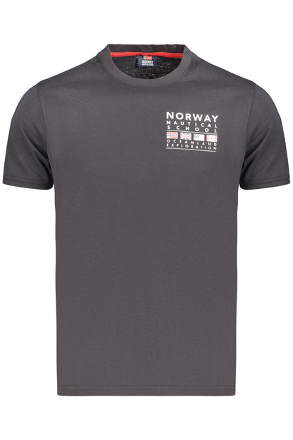 NORWAY 1963 T-SHIRT MANICHE CORTE UOMO NERO