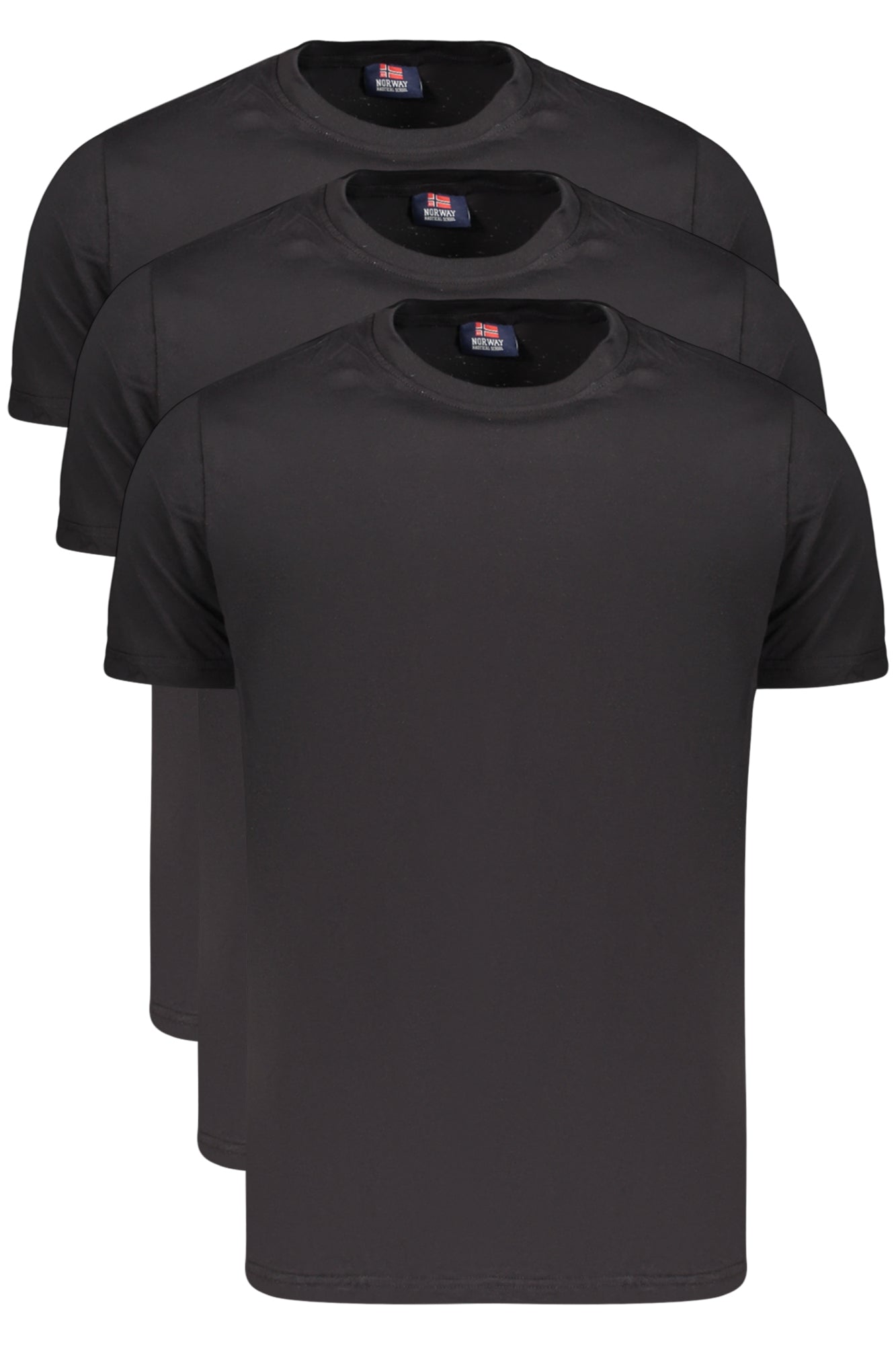 NORWAY 1963 T-SHIRT MANICHE CORTE UOMO NERO