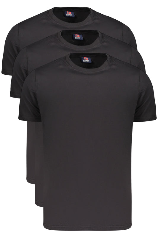 NORWAY 1963 T-SHIRT MANICHE CORTE UOMO NERO