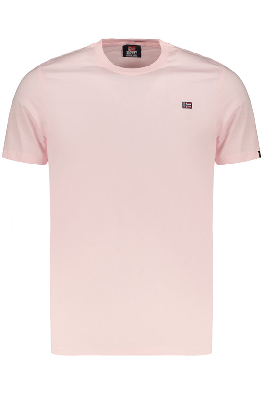 NORWAY 1963 T-SHIRT MANICHE CORTE UOMO ROSA