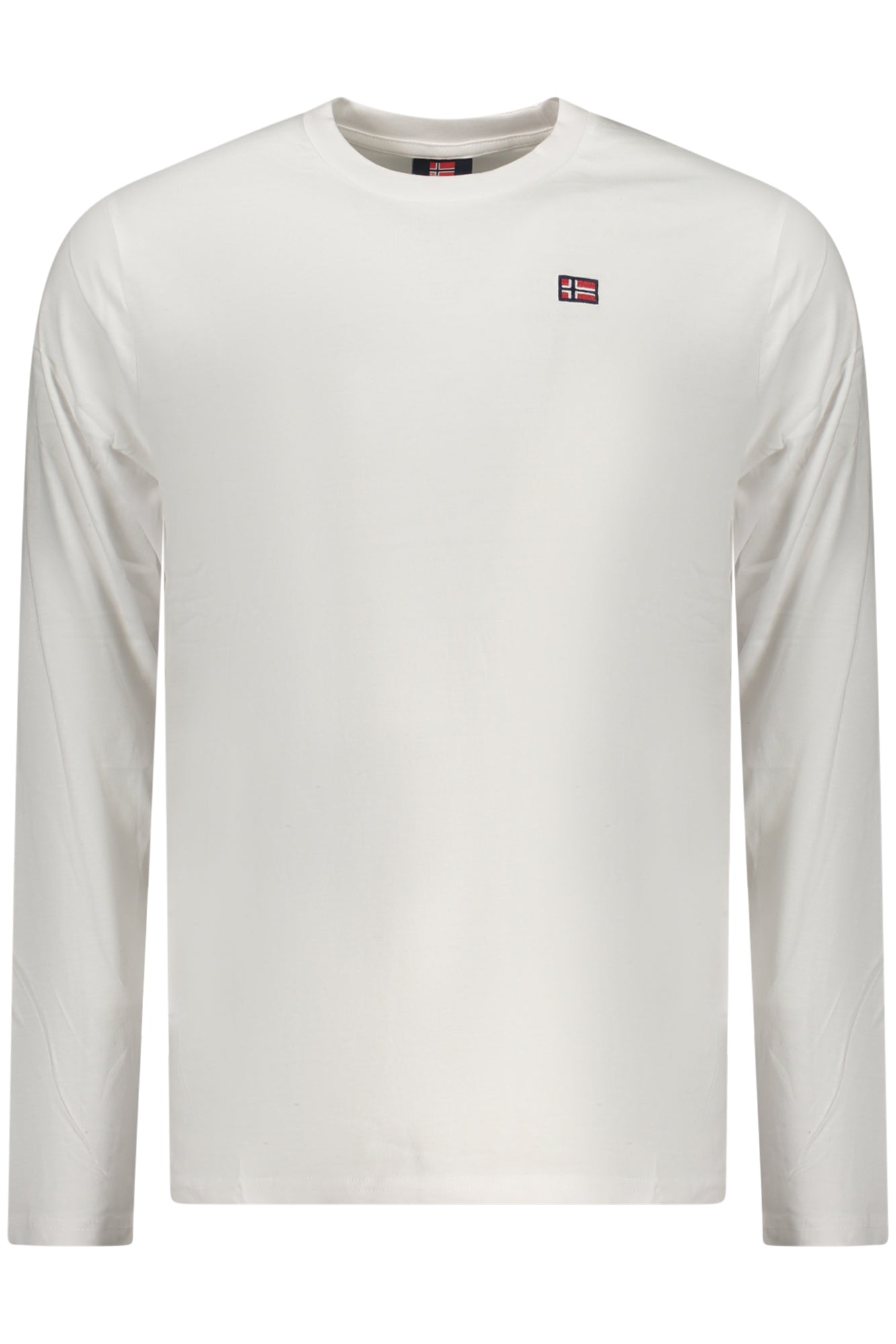 NORWAY 1963 T-SHIRT MANICHE LUNGHE UOMO BIANCO
