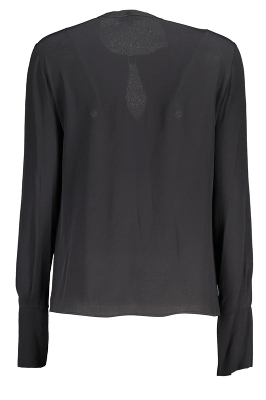 PATRIZIA PEPE CAMICIA MANICHE LUNGHE DONNA NERO