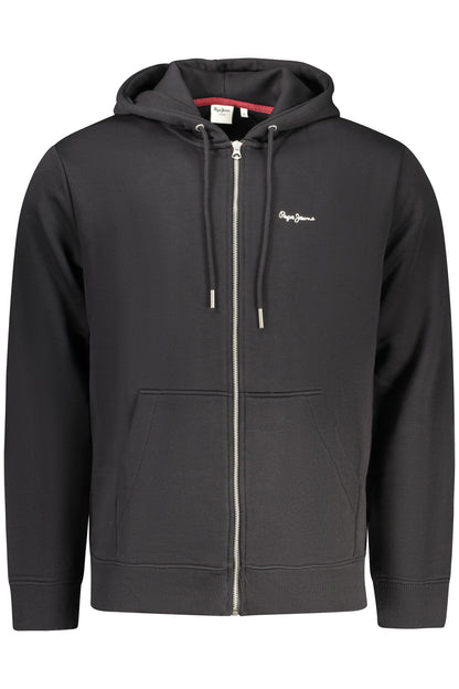 PEPE JEANS FELPA CON ZIP UOMO NERO