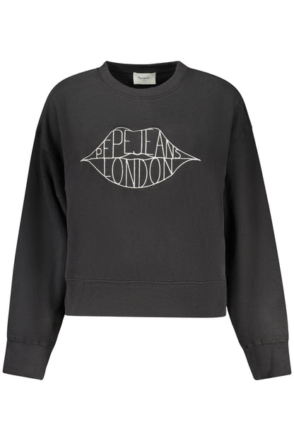 PEPE JEANS FELPA SENZA ZIP DONNA NERO