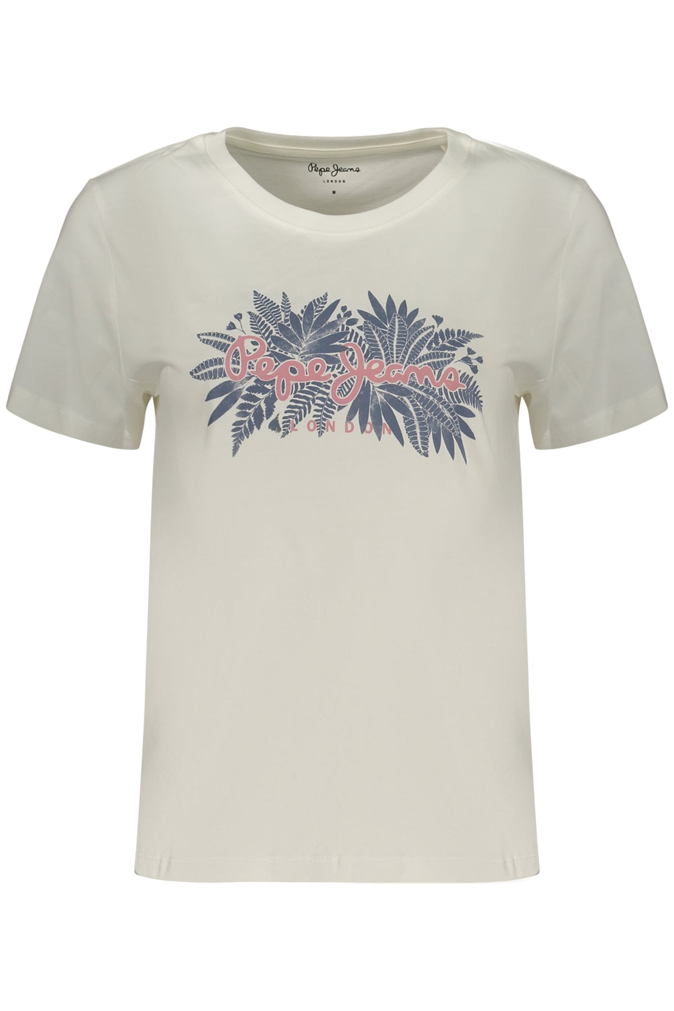 PEPE JEANS T-SHIRT MANICHE CORTE DONNA BIANCO