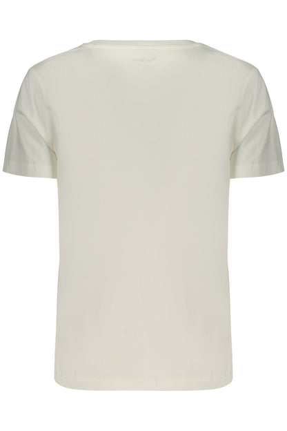 PEPE JEANS T-SHIRT MANICHE CORTE DONNA BIANCO